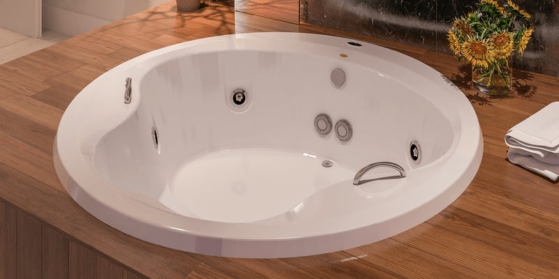 Banheira Luxura Redonda Jacuzzi®: Transforme seu Banheiro em um Spa de Luxo