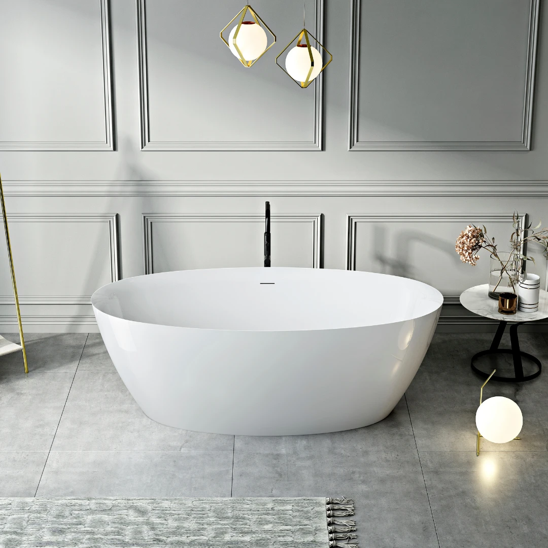 Banheira Itajaí 2 Glossy White: Transforme Seu Banheiro em Spa de Luxo para Dois