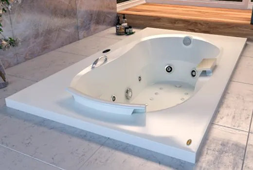 Banheira Jacuzzi® Marina: Sua Oasis Pessoal de Hidromassagem e Bem-Estar