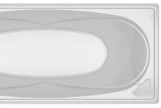 Interior da Banheira Jacuzzi Serenity, mostrando o formato ergonômico para conforto total