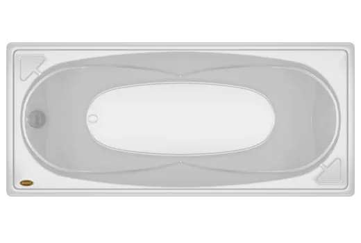 Vista aérea da Banheira Jacuzzi Serenity destacando suas dimensões ideais para um banho relaxante