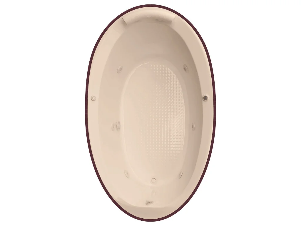 Vista interna da banheira Axell Hidrofurô com acabamento ergonômico para uma pessoa