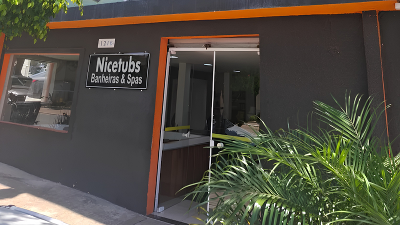 Fachada da loja Nicetubs na Vila Prudente