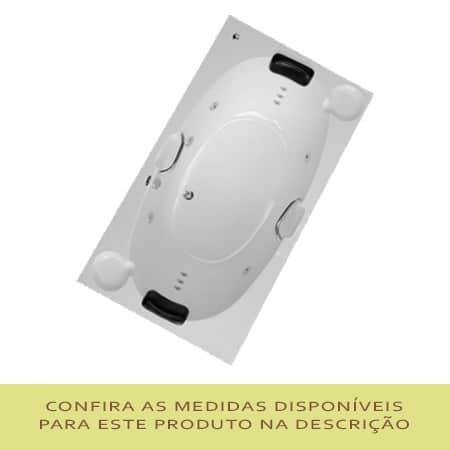 Banheira Varese Mondialle de hidromassagem para 2 pessoas