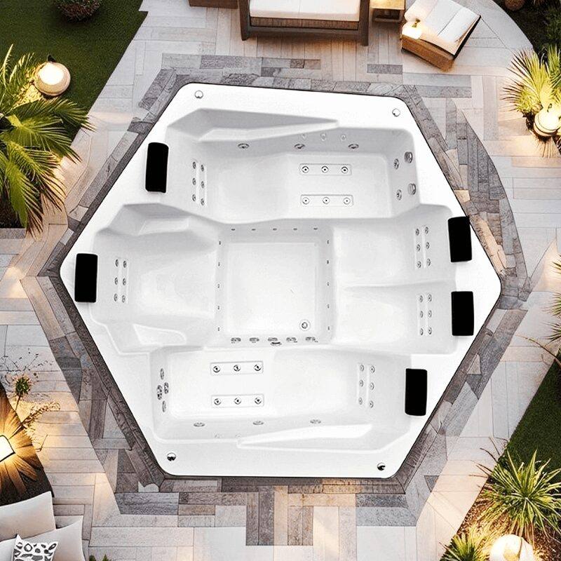 Spa Novara Mondialle para 5 pessoas, foto oficial do fabricante