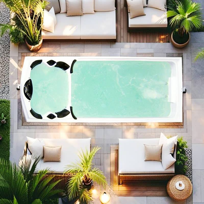 Spa Raia Master Mondialle de 6 pessoas com raia aquática, foto oficial do fabricante